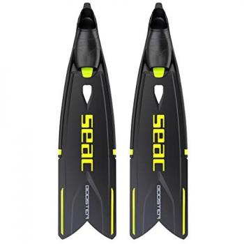 Aletas largas SEAC Booster con palas intercambiables para apnea y pesca submarina
