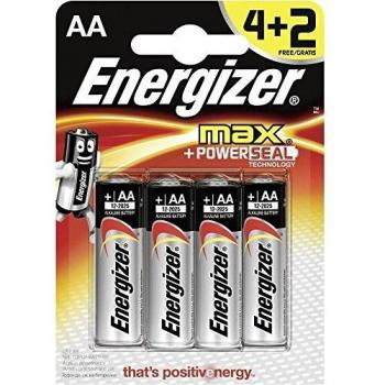 1x4+2 Energizer Max Mignon AA LR 6 1,5V