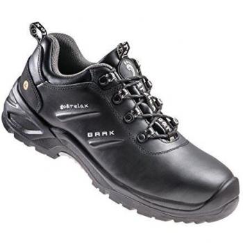 Zapatos de Seguridad Harris S3 SRC ESD Talla 42 Negro Cuero Liso