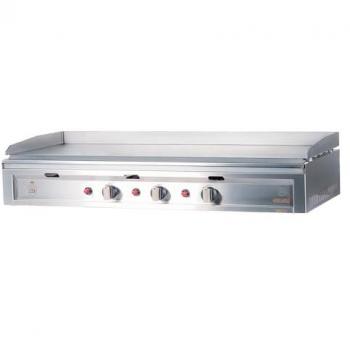 Plancha Industrial de Acero a Gas 100 cm - Romux® con Calentamiento Rápido para Hostelería