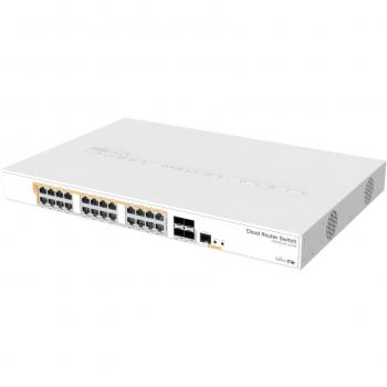 MikroTik CRS328-24P-4S+RM 24-Port Gigabit Ethernet PoE+ Switch with 4 SFP+ Ports