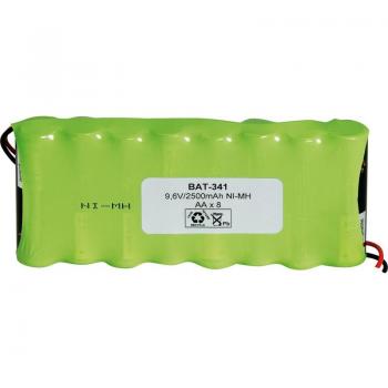 Batería Recargable Nimo 9.6V 2500mah Nimh Aax8 con Cable