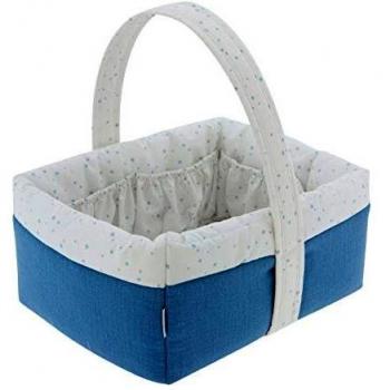 Cambrass Layette Canastilla de Almacenamiento, Azul