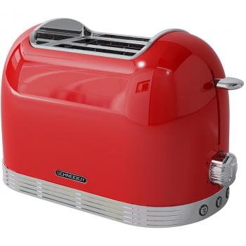 Schneider SCTO2R Tostador 2 Rebanadas, Rojo, M