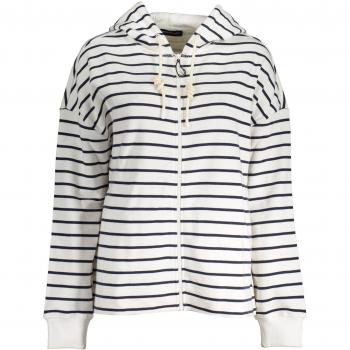 North Sails Multicolor Cotton Hooded Zip-Through Sweater - M