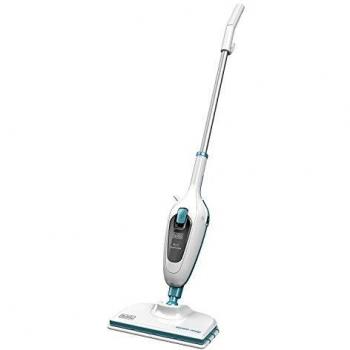 BLACK+DECKER FSMH13E5 Mopa a vapor 5 en 1 de 1300W Depósito de 380 ml Cabezal pivotante 180º Lista para usar en menos de 15 seg