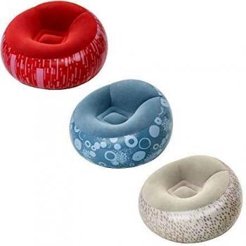Sillón Hinchable Bestway 75052 con Diseño Ergonómico y Respaldo Alto de 112x112x66 cm