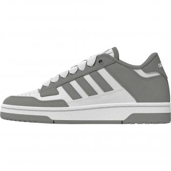 Zapatillas deportivas adidas Rapid Court Low Jr para niños, color plata, talla 36.5