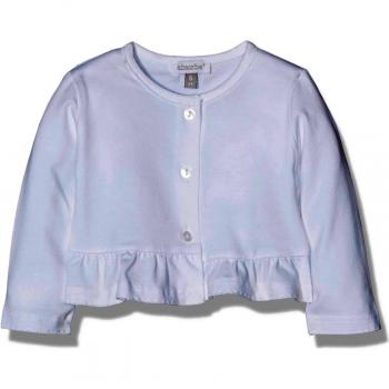 Absorba Fleur, Chaqueta Punto para Bebés, Blanco, 6 Meses