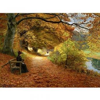 Puzzle DToys Sendero Boscoso en Otoño de 1000 Piezas