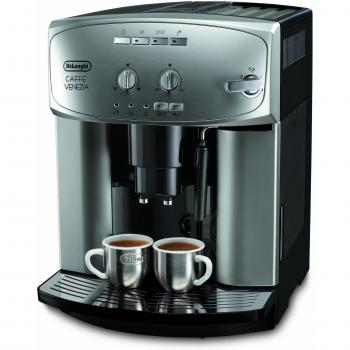 DeLonghi Magnifica ESAM 2200 - Máquina de café, goteo, granos de café, café molido, capuchino, café expreso, 1,8 l, 1350 W, color plata