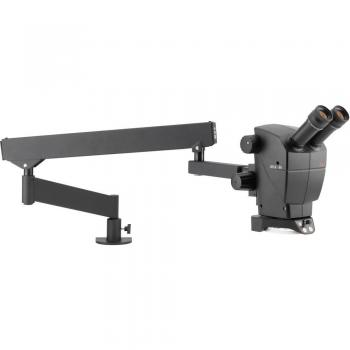 Leica A60 F Binocular Stereo Microscope with Flex Arm Stand 30x