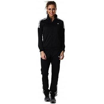 adidas Frieda Suit - Chándal para mujer, color negro / blanco, talla L