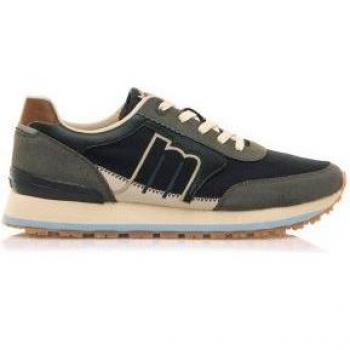 Zapatilla deportiva para hombre Mustang Joggo Evo marino con detalles en gris Split