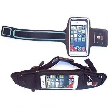 Riñonera Running, Deporte, Gimnasio y Viaje. Brazalete