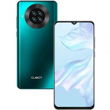 CUBOT Note 20 Teléfono Móvil Libre 4G, Smartphone 6,5 Pulgadas Pantalla, Android 10.0 3GB RAM +64GB ROM, 4200mAh, 20MP Cámara, Face ID, NFC, Dual SIM, Verde