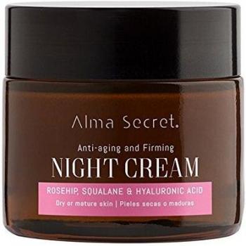 Alma Secret Night Cream - Multi-Repair Anti-Aging for Dry or Mature Skin with Rosehip, Squalane & Hyaluronic Acid - 50 ml