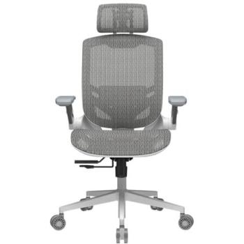 Silla Gaming Cougar Speeder ONE Ergonomica Reclinable Tapizada Blanca