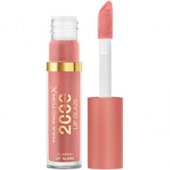 Max Factor 2000 Calorie Plumping Lip Gloss Shade 075 Pink Fizz 4.4 ml, Full Shine Lip Gloss, Nourishing with Hyaluronic Acid & Squalane, Instant Plump, Non-Sticky, Vanilla-Milk