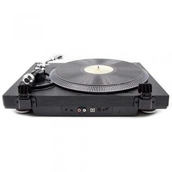Lauson Tocadisco Profesional lauson om83 función encoding pc-Link Tocadiscos Vinilo Moderno Aguja magnética Audio Technica Reproductor Discos de Vinilo 2 velocidades con contrapeso