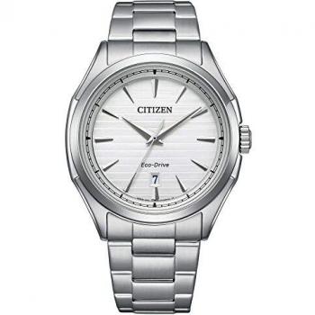 Reloj Analógico de Hombre Citizen Elegant Eco Drive AW1750-85A con Cinturón de Acero Plateado