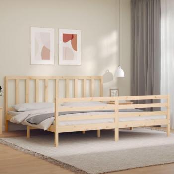 Cama solar sin colchón 200x200 cm madera maciza de pino vidaXL