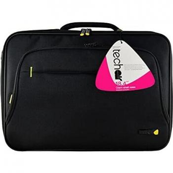 Techair Classic Black Briefcase for 18.4 Laptop, Notebook and Tablet