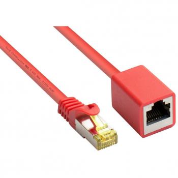 Cable de Red Alargador Cat7 S/FTP 0,5 m Rojo RJ-45