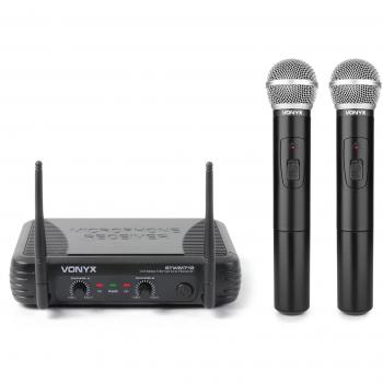 2 Microfonos Inalambricos Mano VONYX STWM712