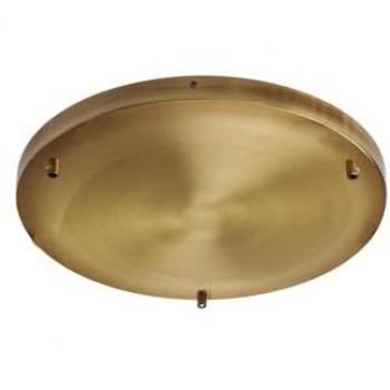 Rosón Multicavo de Hierro Bronceado con 3 Orificios - Diámetro 40 cm