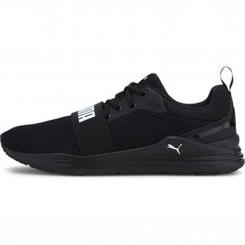 Puma Wired Run Sneakers for Men and Unisex, Black/White