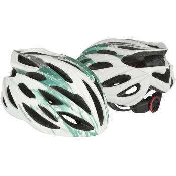 Powerslide Fitness Pro Pure - Casco para mujer, primavera/verano, mujer, color verde - blanco, tamaño large/extra-large