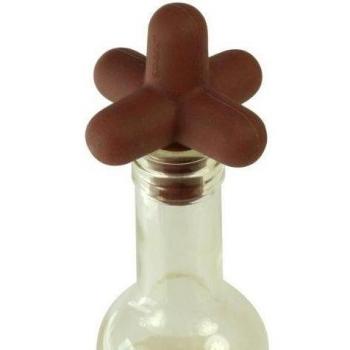 Cookut SPAMA - Tapón de silicona para todo tipo de botellas, color marrón