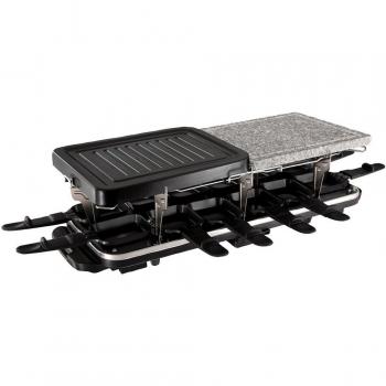 Russell Hobbs Classics Raclette 12 Bandejas 19560-56, Metal, Piedra, Negro