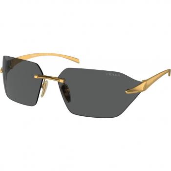 Prada PR A56S 15N5S0 Women's Sunglasses Gold Size 71 Geometrica Oro