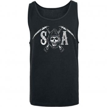 Sons of Anarchy Logo Camiseta Tirantes Negro M