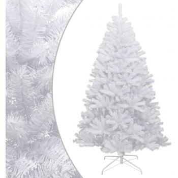 vidaXL Árbol de Navidad artificial con bisagras y nieve flocada 240 cm