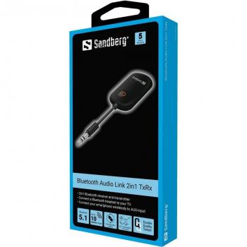 Sandberg 450-12 Auricular Bluetooth Receptor/Transmisor con Adaptador Integrado