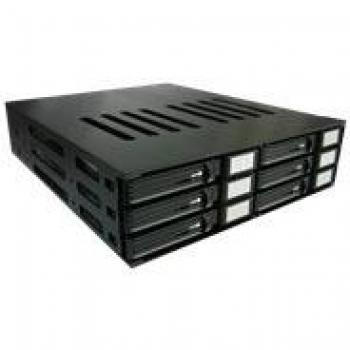 Jou Jye - Placa de Circuito backplane para 6 Discos Duros de 6,35 cm/2,5, Color Negro