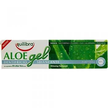 Pasta de Dientes Blanqueadora con Aloe Vera - Sin Flúor - 75 ML