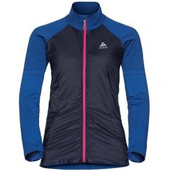 Odlo Velocity Element Chaqueta, Mujer, Azul