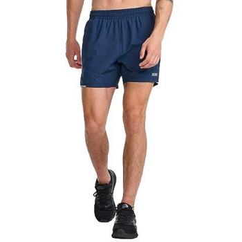 2XU Aero 5-Inch Men's Sports Shorts - Midnight/Silver Reflective