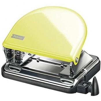 PETRUS 624407 - Taladro de oficina 2 agujeros gama Retro modelo 52 color mellow yellow