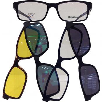 Ultem - Montura de gafas - para hombre Negro negro mate Medium