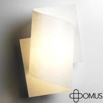 Aplique de pared moderno Loop blanco Domus