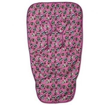 Babyline Lovely Skull - Colchoneta para silla, unisex, color fucsia