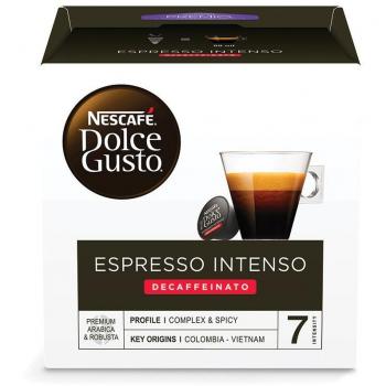 Cápsulas de Café Nescafé Dolce Gusto Espresso Intenso Decaffeinato - 90 Unidades