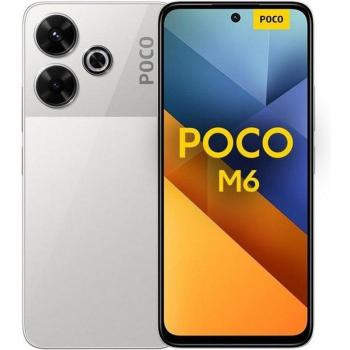 Smartphone POCO M6 6,67 FHD+ 6GB/128GB Plata (Silver), Dual SIM, Pantalla DotDisplay de 6,79, Cámara principal de 108 MP y frontal de 13 MP,