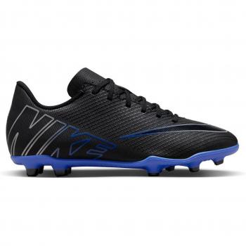 Botas de fútbol para niños Nike Mercurial Vapor 15 Club FG/MG, color negro, talla 38.5