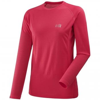 Millet LD C Wool Blend 150 LS Camiseta Interior para Mujer, Mujer, Color heady Magenta, tamaño FR : L